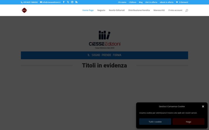 Screenshot von ciesseedizioni.it