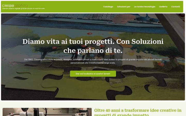 Screenshot von ciessegraficabrescia.it