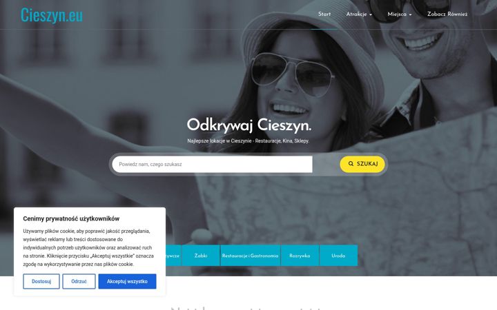 Ekrano kopija cieszyn.eu