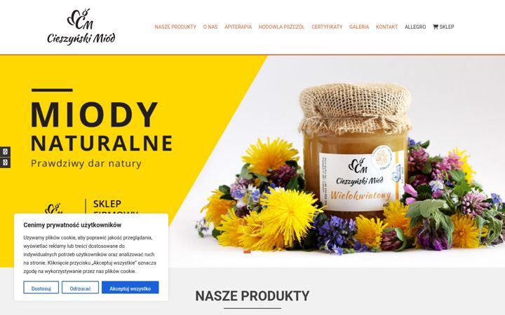 Képernyőkép: cieszynskimiod.pl