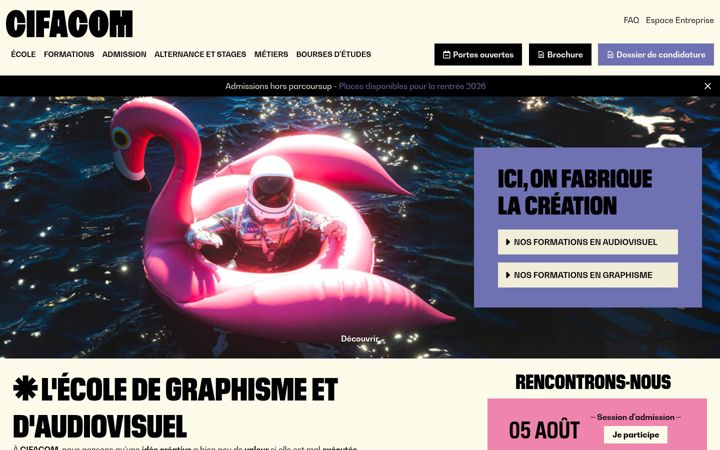 Screenshot of cifacom.com