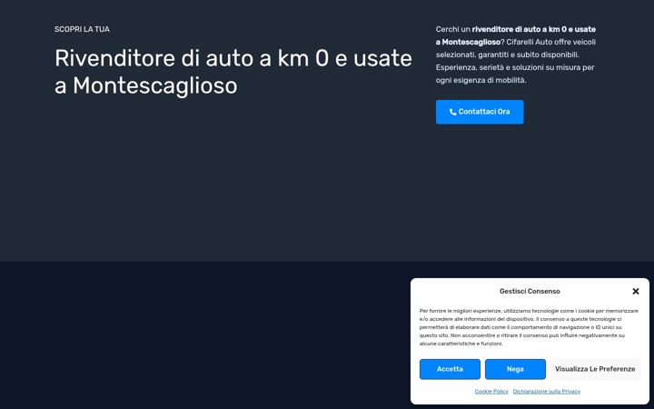 Screenshot of cifarelliautosrls.com