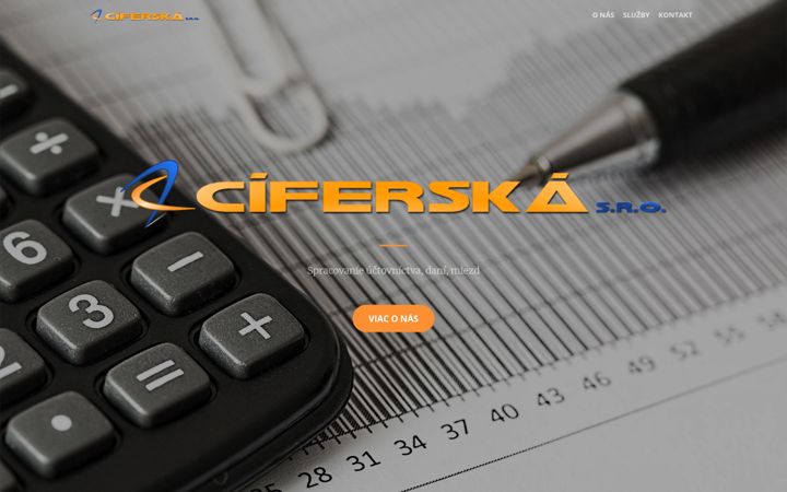 Ekrano kopija ciferska.eu