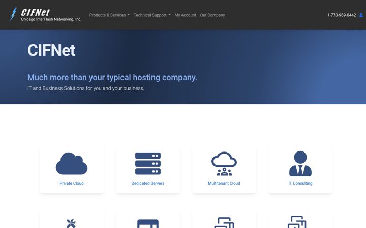 Screenshot of cifnet.com