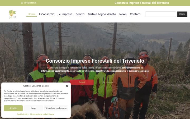 Screenshot von cifort.it