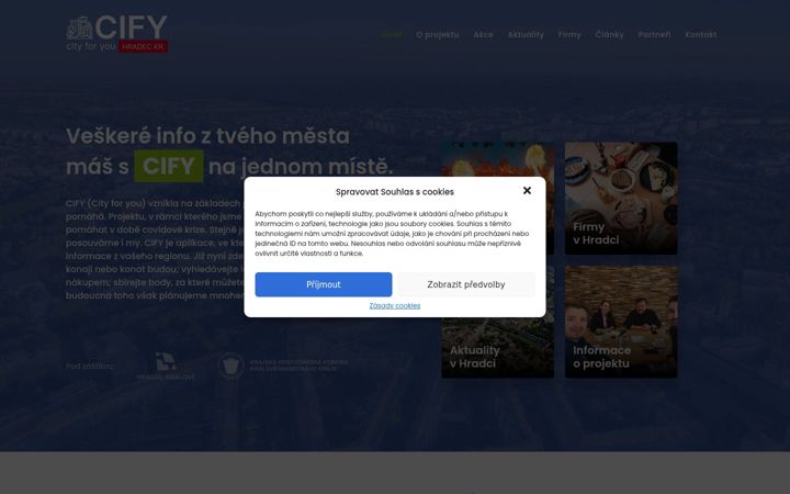 Captura de ecrã de cify.cz