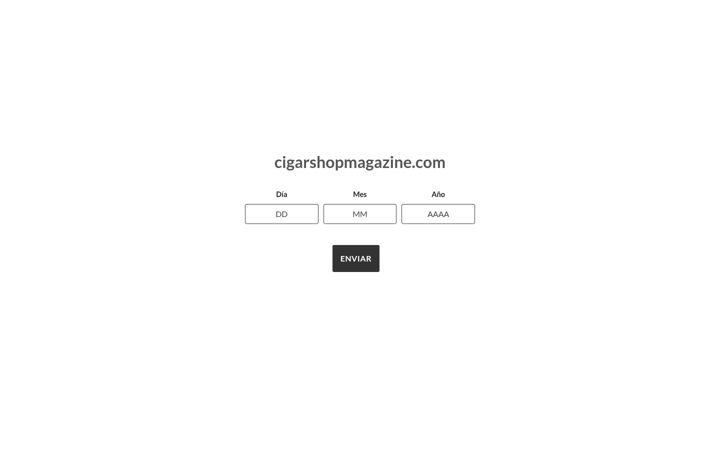 Screenshot of cigarshopmagazine.com