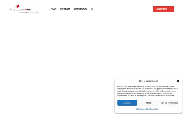 Zrzut ekranu cigodrone.fr