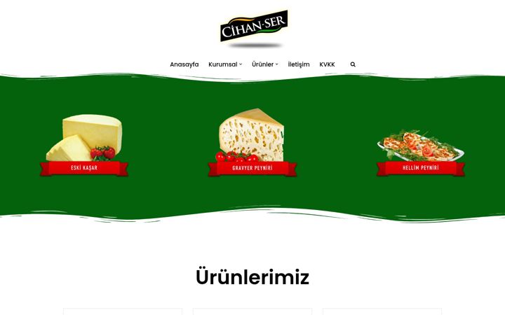 Ekrano kopija cihanser.com.tr