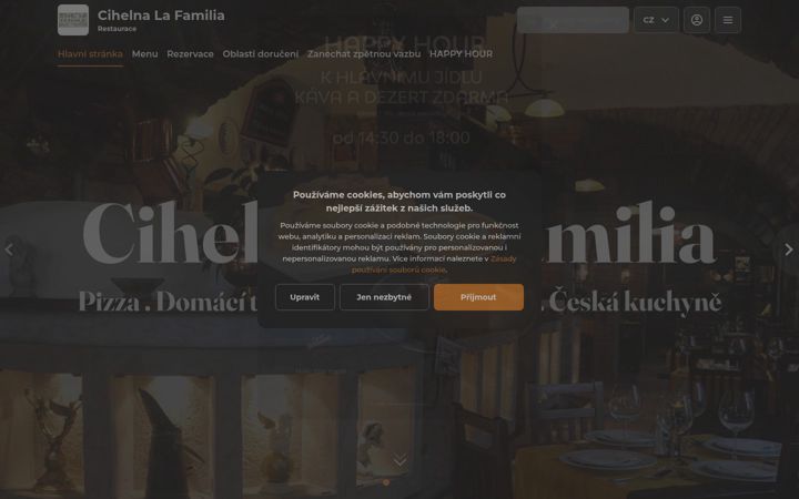 Captura de ecrã de cihelnalafamilia.cz