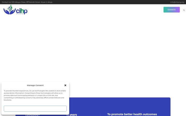 Screenshot von cihpng.org