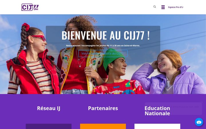 Zrzut ekranu cij77.asso.fr