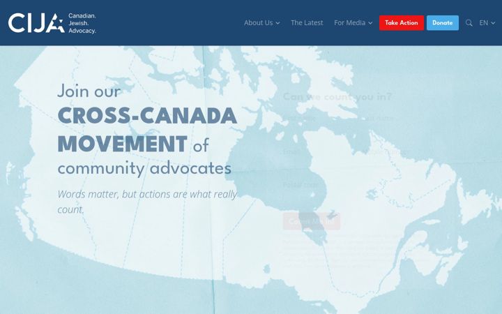 Captura de pantalla de cija.ca