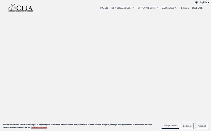 Screenshot von cijaonline.org