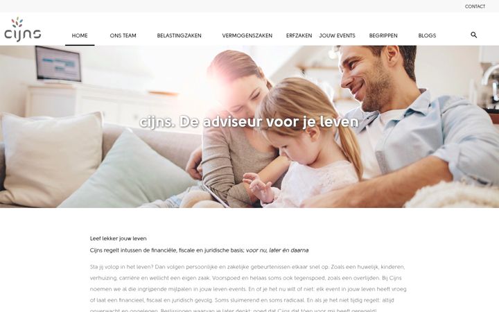Zrzut ekranu cijns.nl
