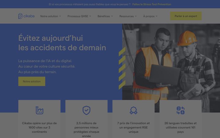 Screenshot of cikaba.com