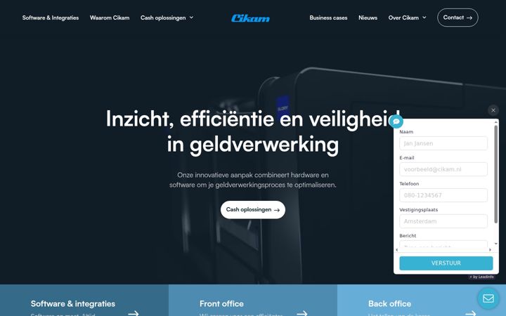 Zrzut ekranu cikam.nl