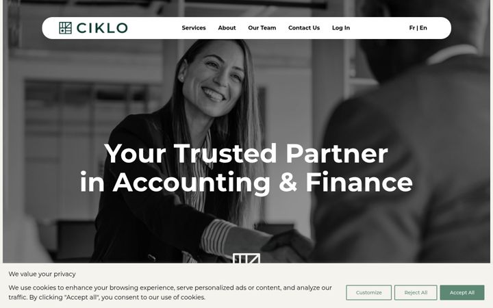 Screenshot του ciklo.ca