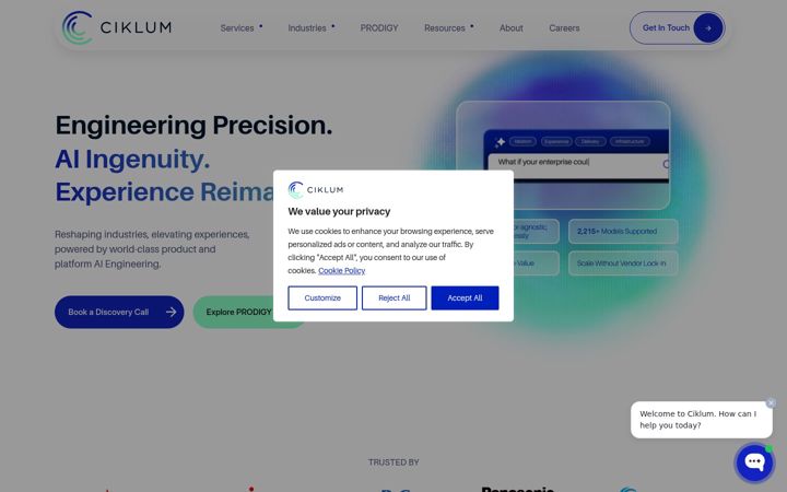 Screenshot of ciklum.com
