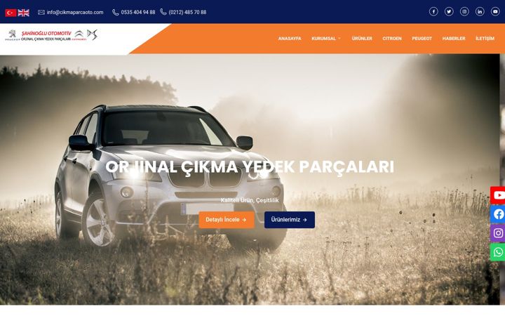 Ekrano kopija cikmaparcabizde.com.tr