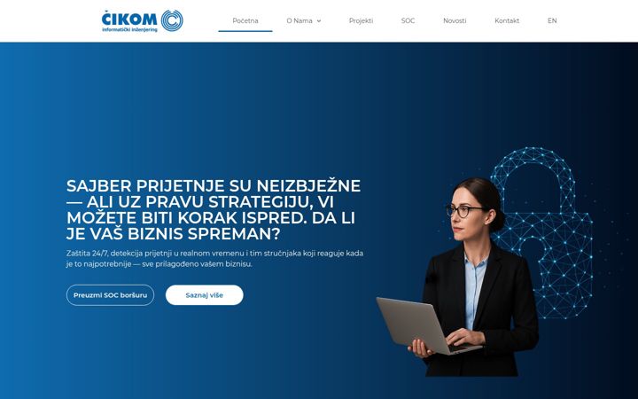Screenshot of cikom.com