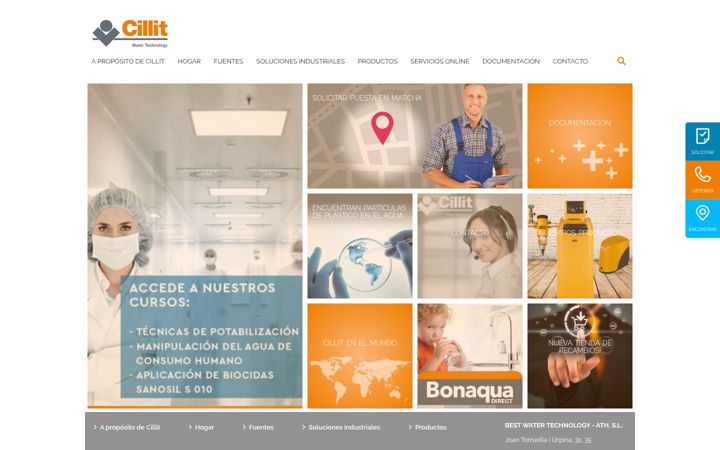 Screenshot of cilit.com