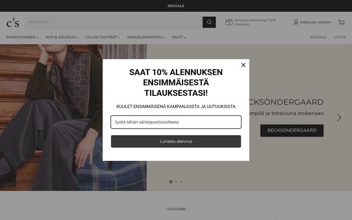 Screenshot di cillas.fi