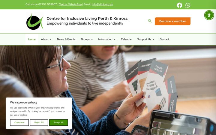 Screenshot of cilpk.org.uk