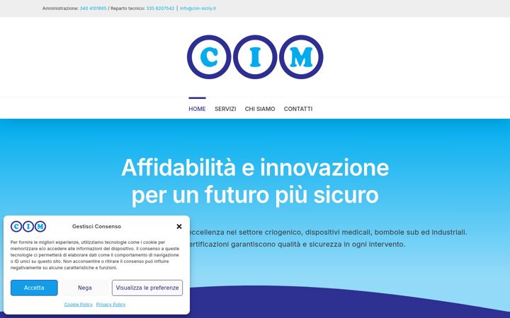 Екранна снимка на cim-sicily.it