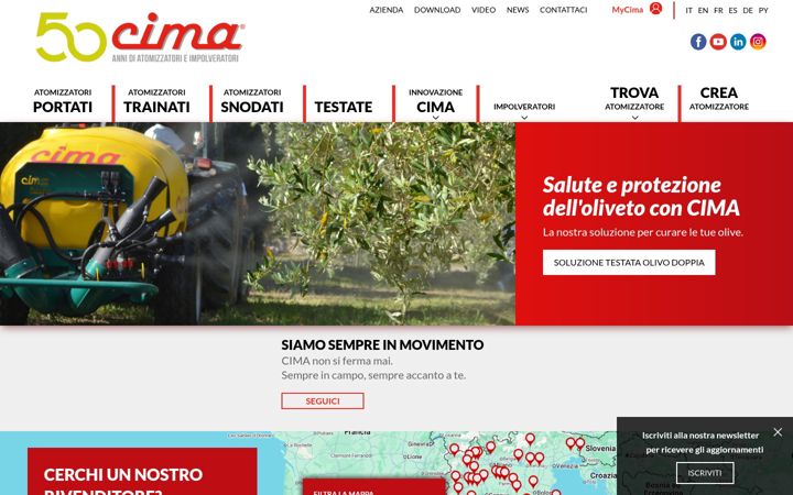 Screenshot του cima.it