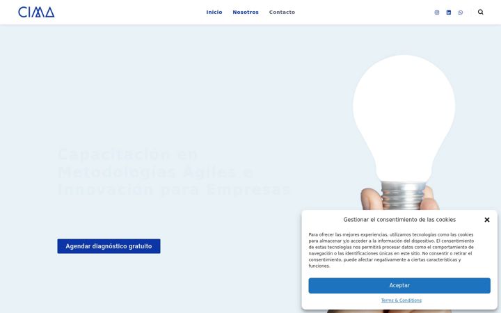 Snímek obrazovky cimaeducation.co