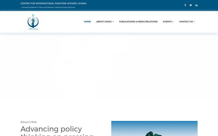 Screenshot von cimaghana.org