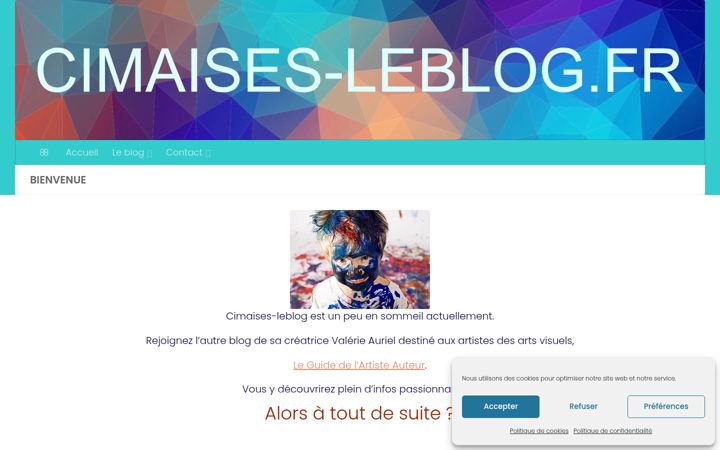 Zrzut ekranu cimaises-leblog.fr