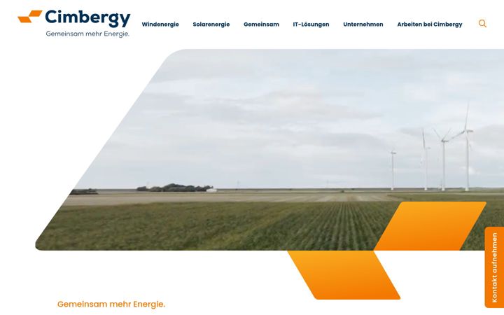 Screenshot of cimbergy.com