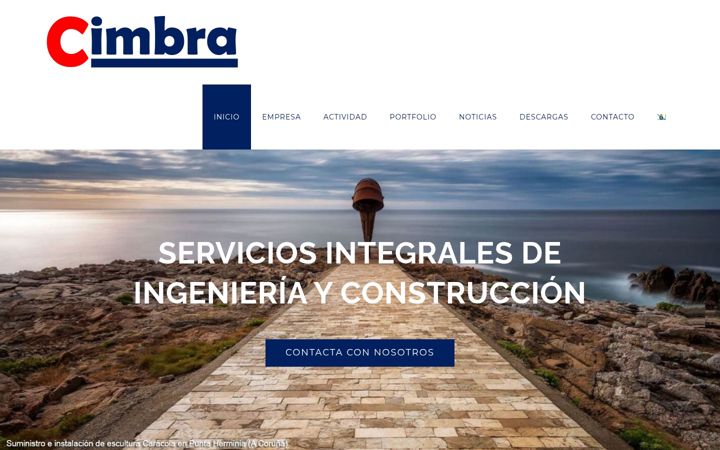 Screenshot of cimbracontracts.com
