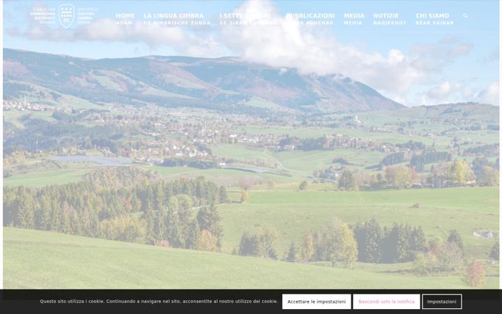 Screenshot of cimbri7comuni.it