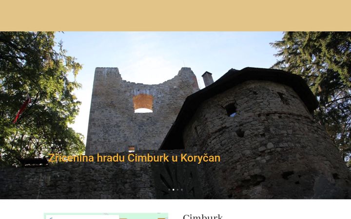 Captura de ecrã de cimburk.cz