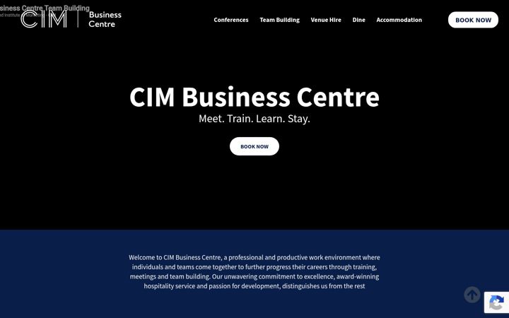 Screenshot of cimbusinesscentre.co.uk