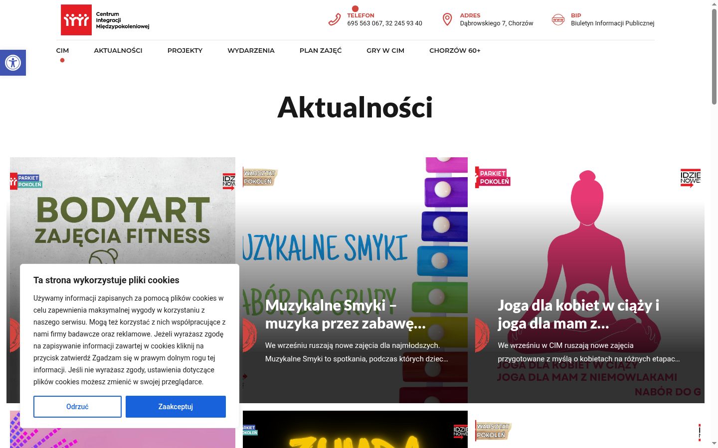 Képernyőkép a bármilyen interakció előtt megjelenő hozzájárulási bannerről
