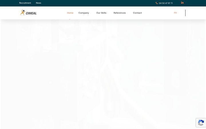 Screenshot of cimeal.com