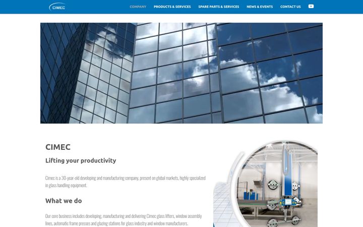 Screenshot di cimec.fi