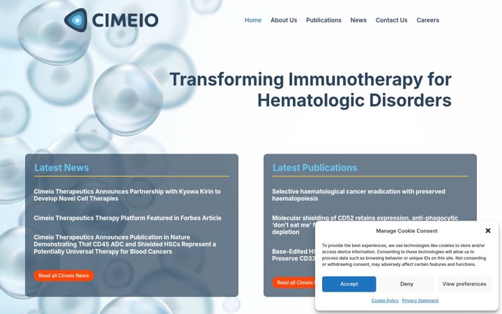 Screenshot of cimeio.com