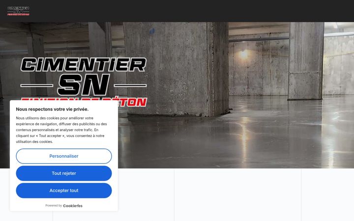 Screenshot of cimentier-sn.com