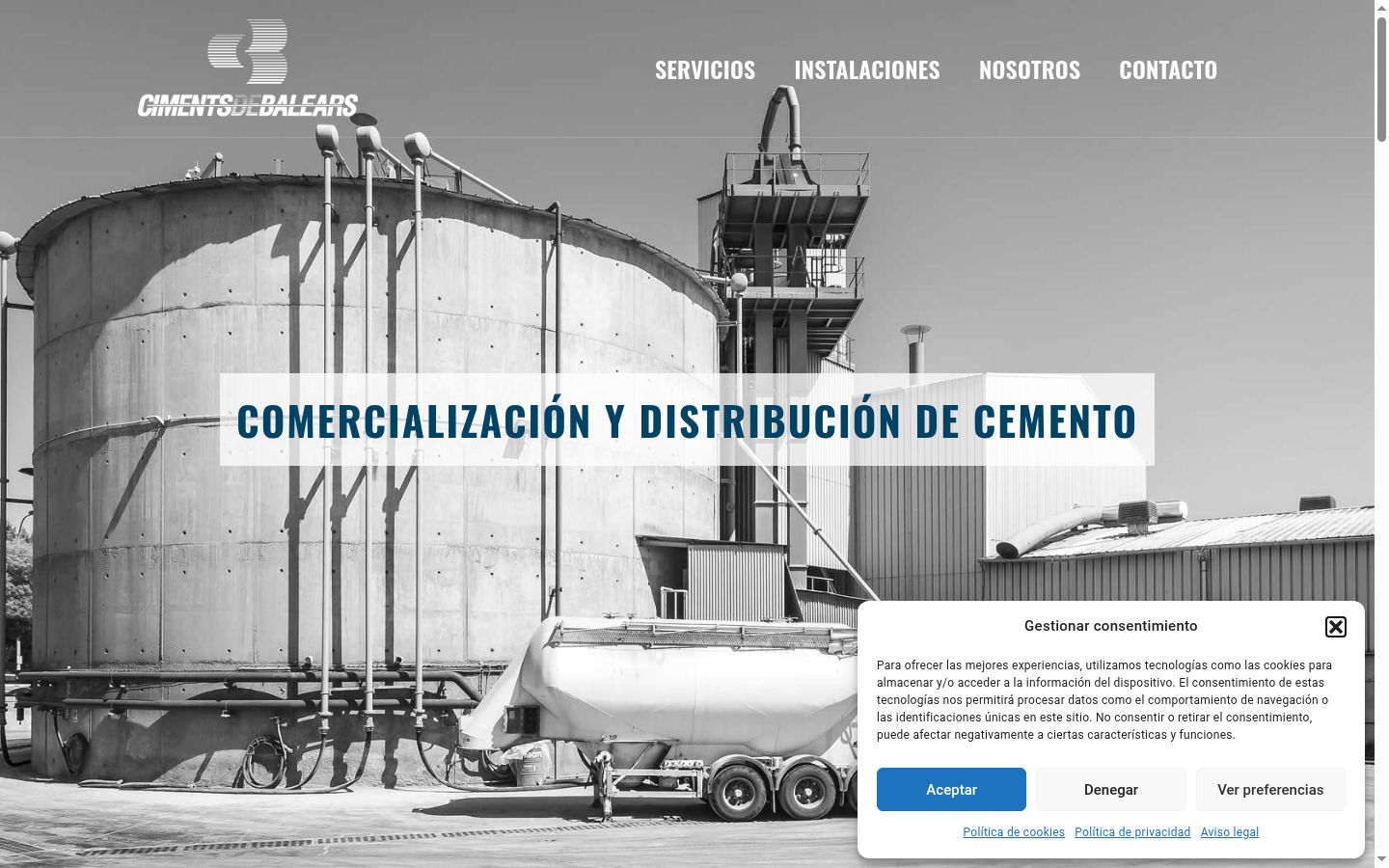 Screenshot tal-banner tal-kunsens muri qabel kwalunkwe interazzjoni