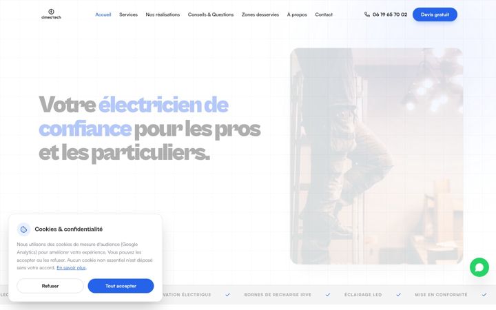 Zrzut ekranu cimeotech.fr