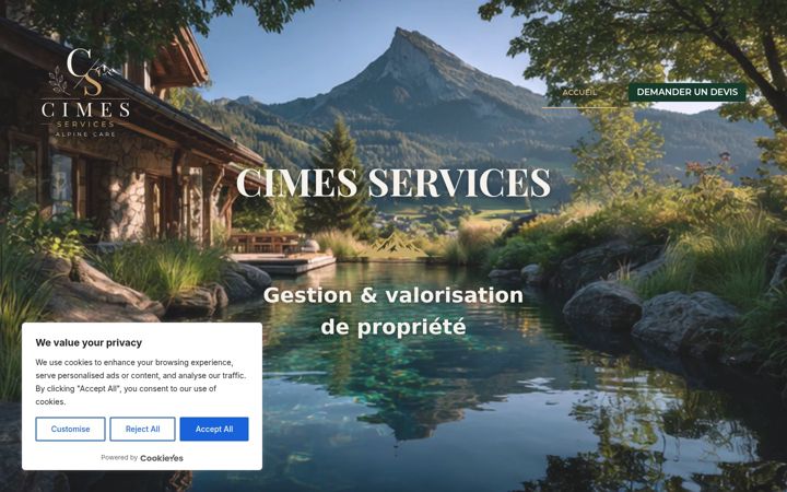 Zrzut ekranu cimes-services.fr