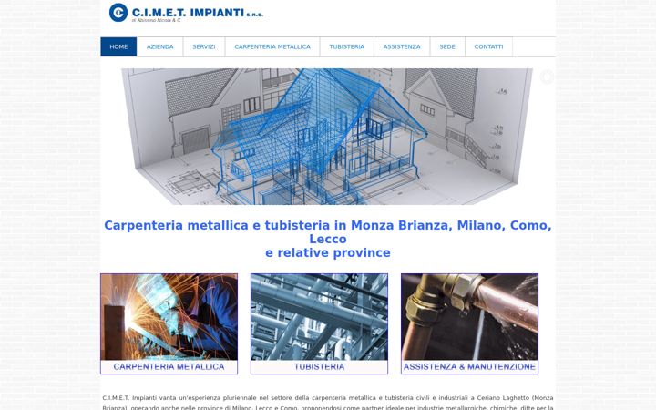 Screenshot of cimetimpianti.it