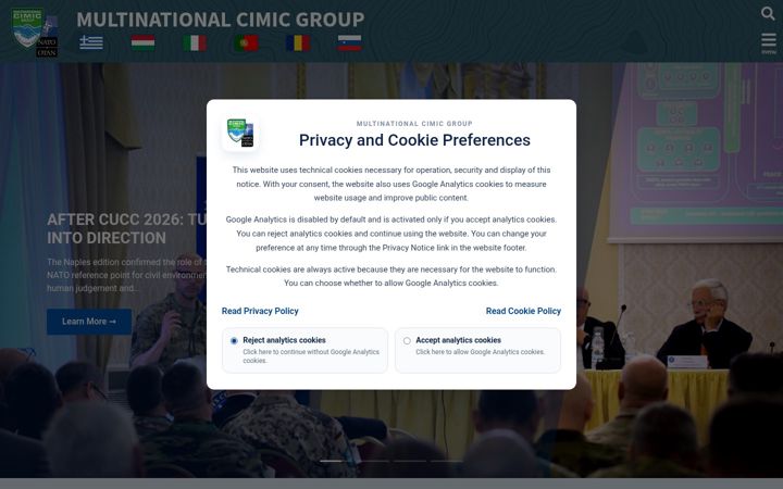 Skjermbilde av cimicgroup.org