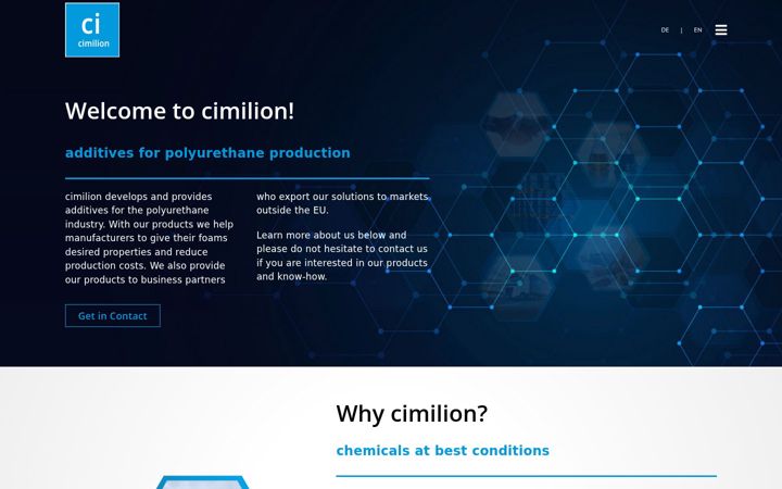 Screenshot of cimilion.com