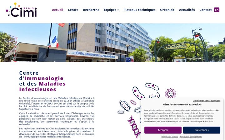 Zrzut ekranu cimiparis.fr